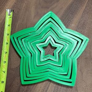 Wilton gingerbread stacking tree stars cookie cutters new